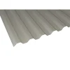 Trapetsilevy PC Sun 0,8 mm, savunharmaa 1040 x 2500 mm - Keraplast Outlet
