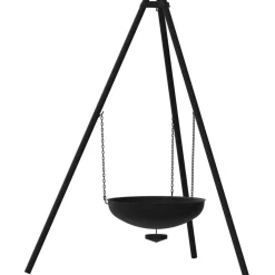 Tulipata Lun 60, Ø60x160cm, musta - Espegard Best
