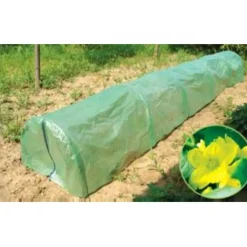 Tunnelikasvihuone 300x65x45 cm teräskaaret PVC-muovikate - AB Polar