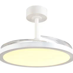 Trio Tuuletinkattovalaisin Kasfjord Starlight Ø106.5cm LED mattavalkoinen Outlet