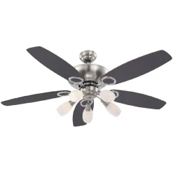 Globo Tuuletinvalaisin Jerry Ø130cm 40W pyökki/harmaa Hot