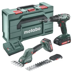 Työkalupaketti Combo Set 18V BS 18 SGS 18 LTX Q sisältää 2xLi-Power-akut ja laturin SC 30 - Metabo Online