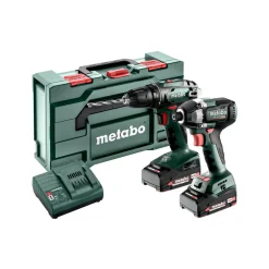 Metabo Työkalupaketti Combo Set 2.8.1 18V sisältää 2x2.0Ah akut ja laturin SC 30 Outlet