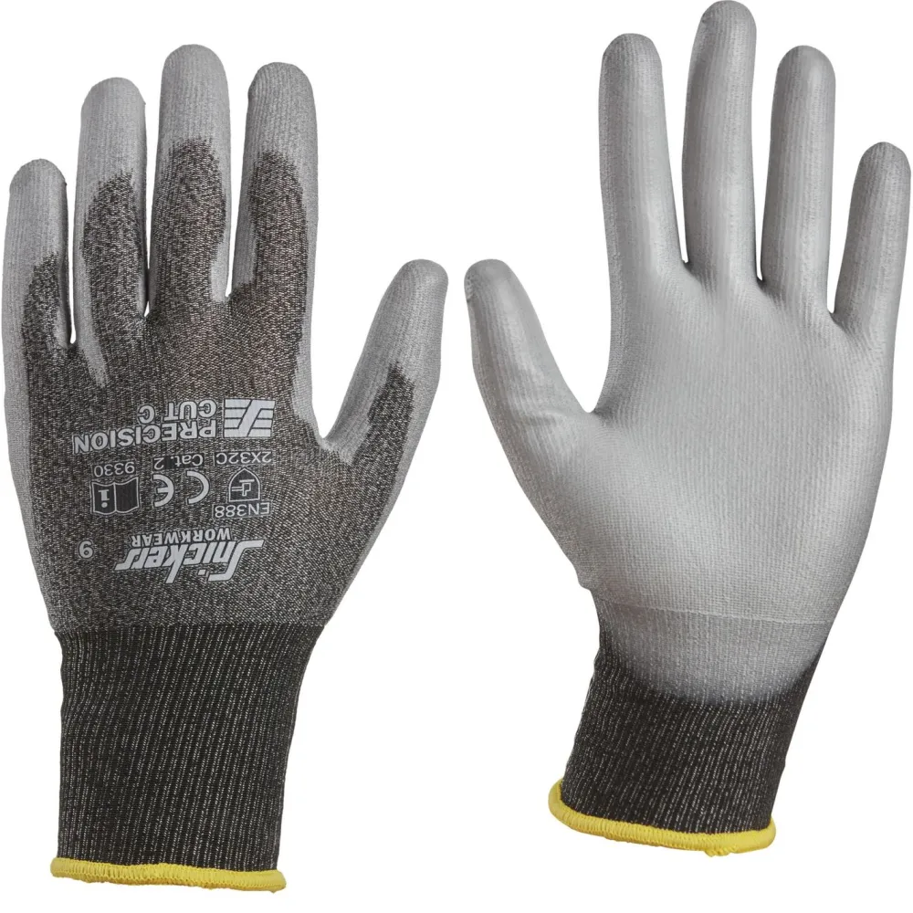Työkäsineet 330 Precision Cut C harmaa - Snickers Workwear New