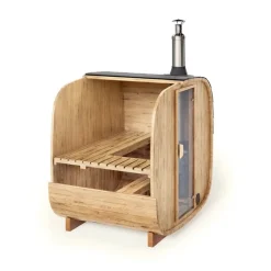 Tynnyrisauna Cube, 220x170cm, 3 hlöä - Baltresto Discount