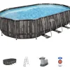 Bestway Uima-allassetti Steel Pro MAX, 610x366x122cm, ovaali Best