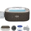 Bestway Ulkoporeallas Lay-Z-Spa Cabo Smart Hydrojet 6, 4-6 henkilöä, 144 suutinta New