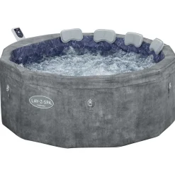Bestway Ulkoporeallas Lay-Z-Spa Carrara Smart Airjet 6, 4-6 henkilöä, 140 suutinta New