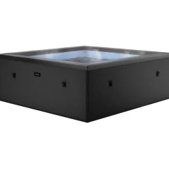 Ulkoporeallas Garda, 6 hlöä, 90 suutinta, WiFi, neliö, koottava, musta - Wave Spa Sale