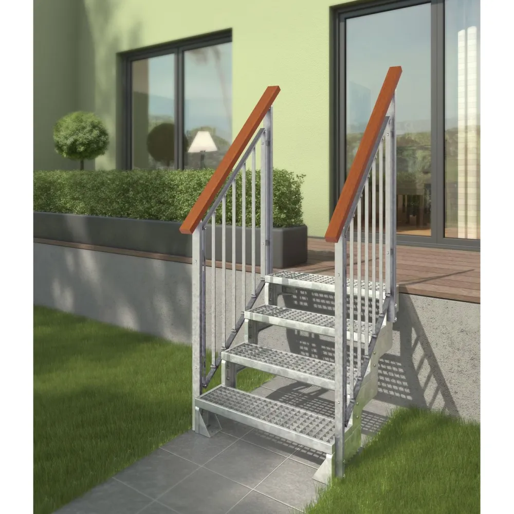 Dolle Ulkoportaat Gardentop Gallersteg kahdella Nordic-kaiteella eri kokoja Clearance