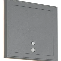 Ulkoseinävalaisin Fortaleza LED 14x14cm ladattava liike- ja hämärätunnistin antrasiitti - Trio New