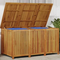 FinePRICE Ulkosäilytyslaatikko 150x80x75 cm, akasiapuu Sale