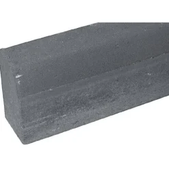 Upotettava reunakivi H1 suora 1000x170x300 mm sileä harmaa - Rudus Clearance