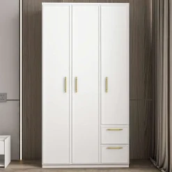 Vaatekaappi Vespera, 90x171.8cm, valkoinen - Linento Furniture Sale