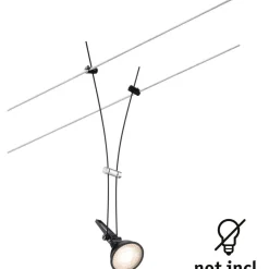 Paulmann Vaijerivalaisin CorDuo Comet, GU5.3, 12V, himmennettävä, eri värejä Discount