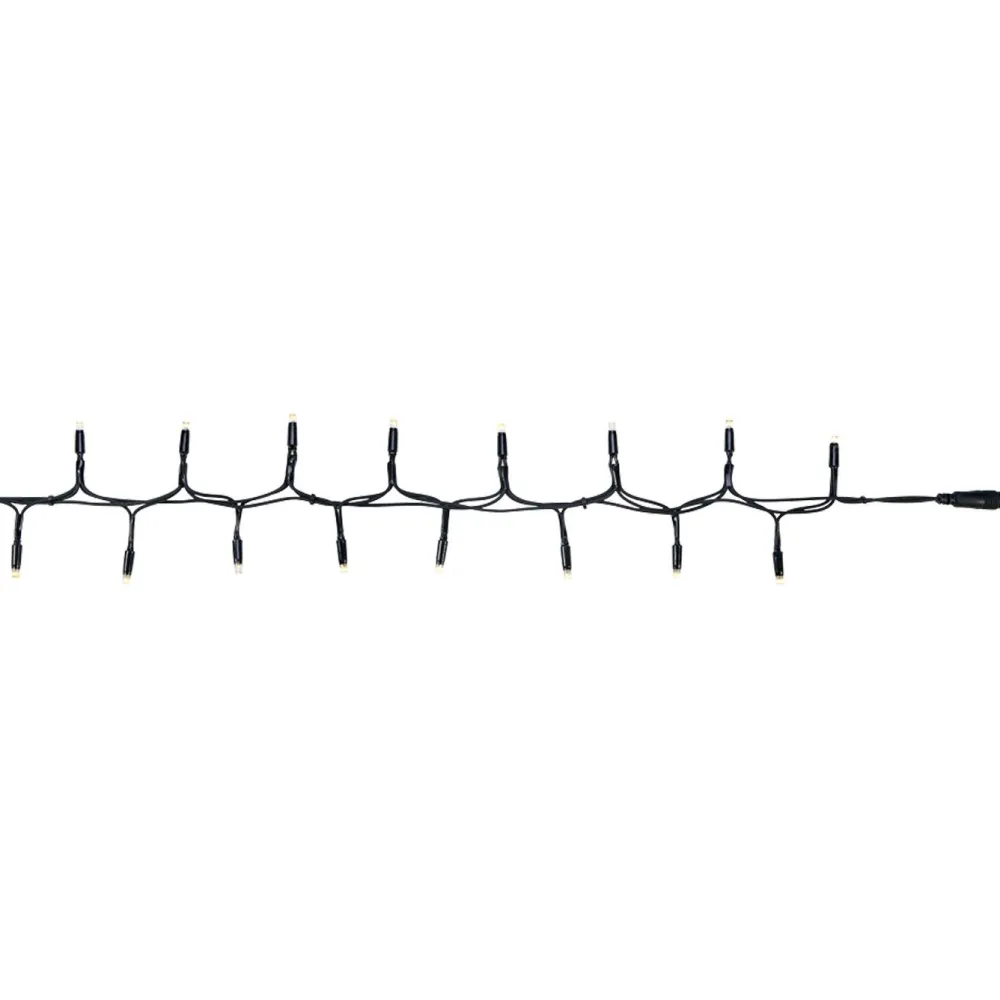 Markslöjd Valoketju Chrissline Crab Original, 100 valoa, 5m musta Hot