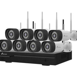 Valvontakamerapaketti Nivian Professional, 8x3MP kameraa, 16 kanavaa, langaton, yönäkö - Celotron Sale