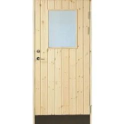 JABO Varaston ovi 18° suora paneeli 80x190cm 2-lasi oikea Outlet