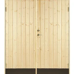 Varaston ovi 10° suora paneeli 150x190cm sis. 2kpl ovisalvat - JABO Clearance