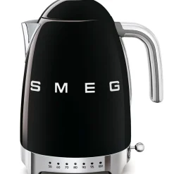 Vedenkeitin KLF04 lämpötilansäädöllä musta - Smeg Hot