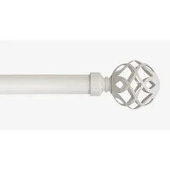 Verhotanko Smilla Ø25/28 mm 130-240 cm valkoinen - Hasta