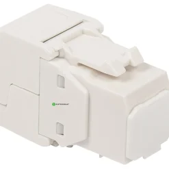 Pistesarjat Verkkoliitin Cat6 RJ45 UTP Keystone, valkoinen