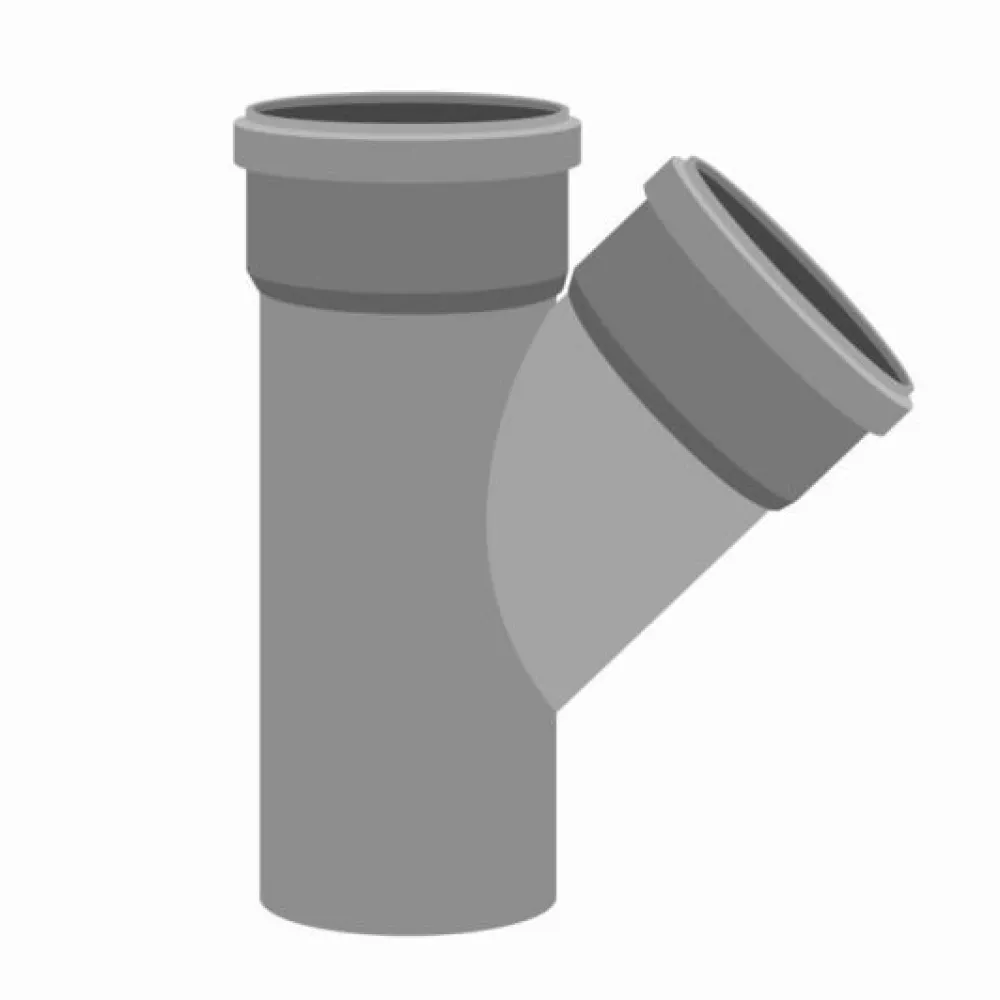 Viemärin haarayhde HT Ø50/50 mm 88,5° - Meltex Outlet