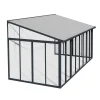 Palram-Canopia Viherhuone SanRemo Veranda, 16.3m², 3x5.46ft, harmaa Clearance