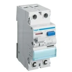 Hager Vikavirtasuojakytkin A-tyyppi CDA225K 30mA/2x25A New
