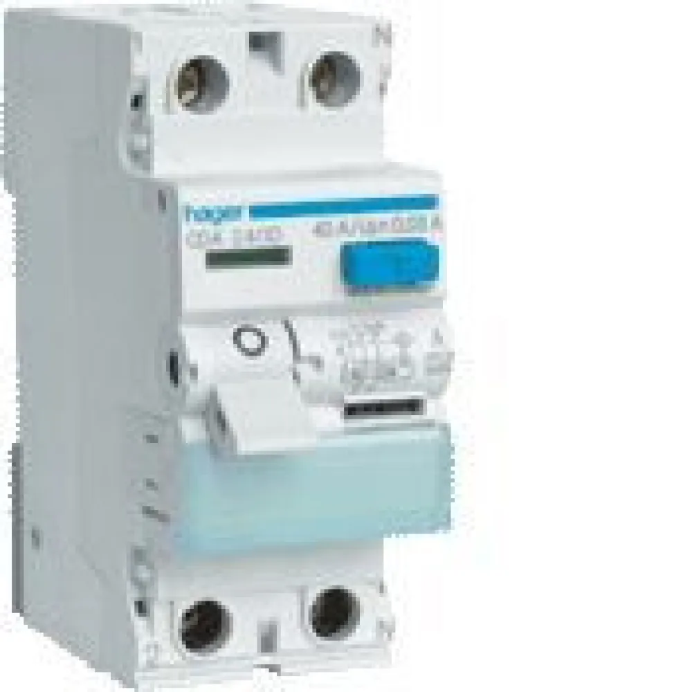 Vikavirtasuojakytkin CDA240K 30mA/2X40A - Hager Outlet
