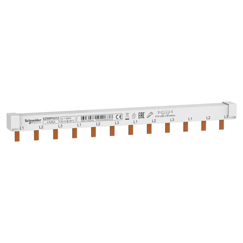 Virtakisko Easy9 3P 12 Mod - Schneider Electric