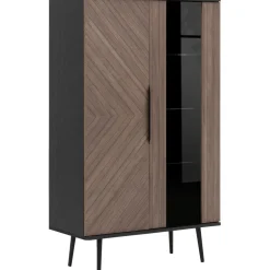 Vitriini WIT2D PINELLI PN-05, 90x140cm, musta/ruskea - Nomla New