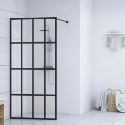 FinePRICE Walk-in suihkun seinäke karkaistu lasi 140x195cm New