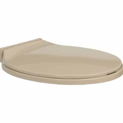 WC-istuimen kansi pehmeästi sulkeutuva beige soikea - FinePRICE Outlet