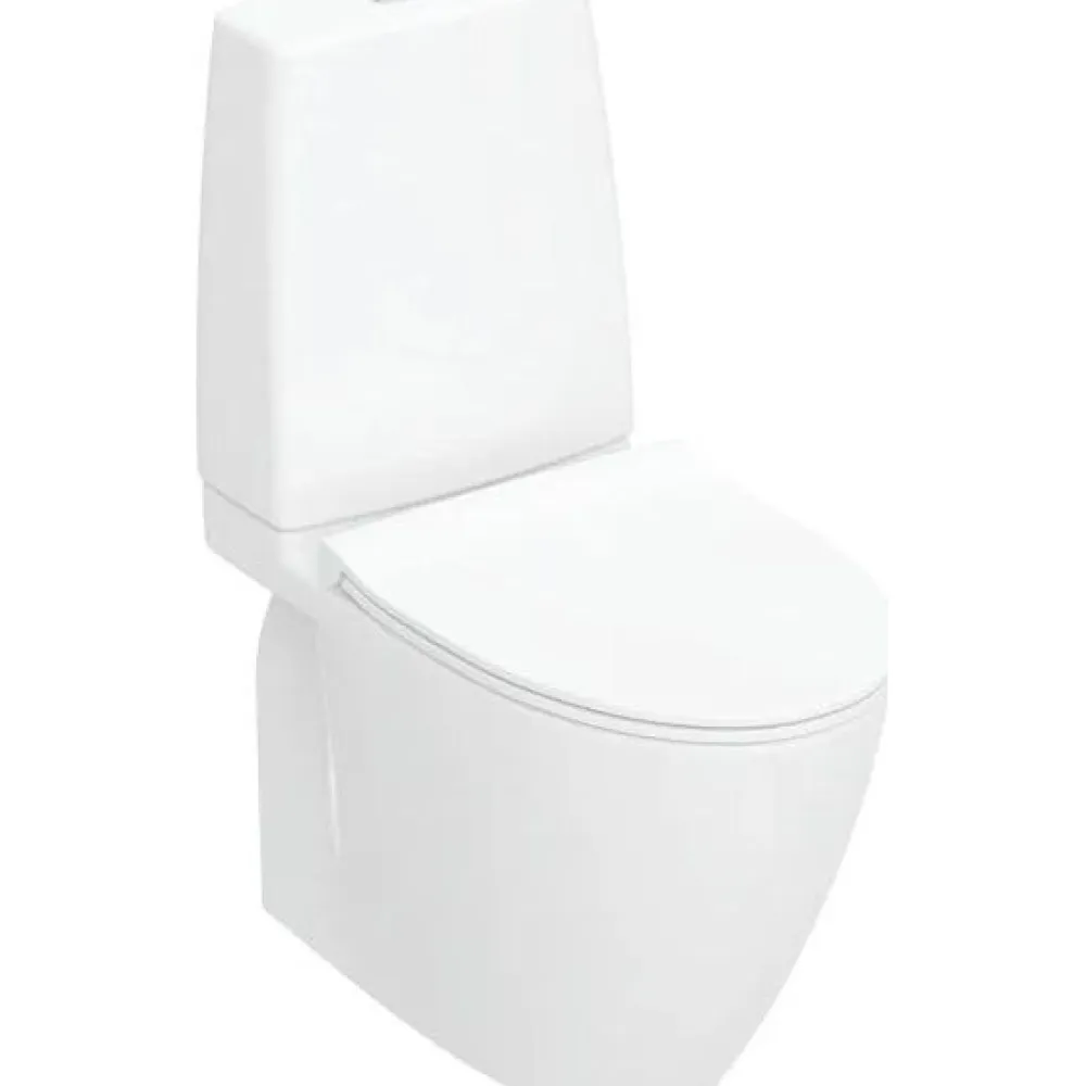 WC-istuin Glow Art, piilo-S-lukko, 2-huuhtelu, TurboFlush, Soft Close -kansi - Ido Best