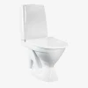 Ido WC-istuin Seven D 13 iso jalka kiinnitysrei'illä ilman istuinkantta 1-huuhtelu Clearance