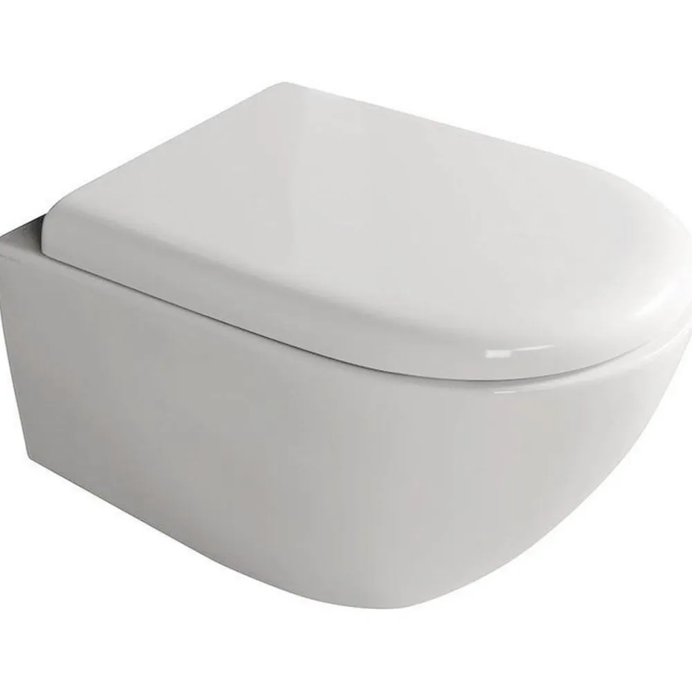 WC-istuin Aquatech Rimless seinämalli valkoinen - Kerasan Online