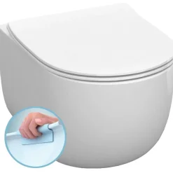 Kerasan WC-istuin Flo Rimless seinämalli valkoinen Outlet