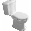 WC-istuin Retro 3 S-lukko pronssi 3/6l kaksoishuuhtelu - Kerasan New