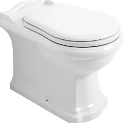Kerasan WC-istuin Retro lattiamalli S/P-lukko valkoinen