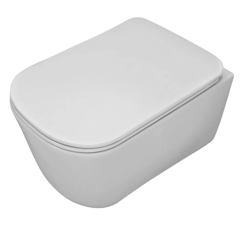 WC-istuin Tribeca Tech Rimless 5114TK Rimless seinämalli valkoinen - Kerasan Outlet