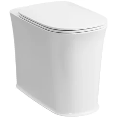Kerasan WC-istuin korkealle huuhtelusäiliölle The New Yorker, S-lukko/P-lukko, valkoinen Sale
