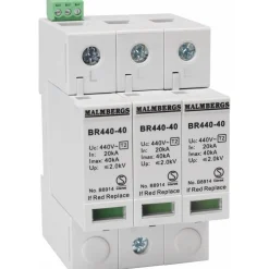 Malmbergs Ylijännitesuoja , 3-NAP 440V R Sale