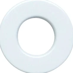 Ylivuotoaukon koristerengas , Ø22 mm, valkoinen - Lavabo Online