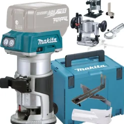 Makita Yläjyrsin LXT DRT50ZJX5 tarvikkein 18V ilman akkua + Makpac Sale