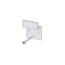 Z-toppari 10 mm alumiinia, kiinnitysruuvein - Keraplast Outlet